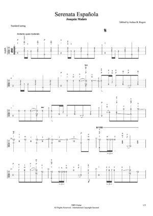 Serenata Espanola Tabs#1