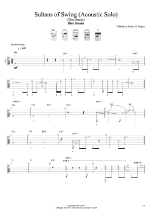 Sultans of Swing Tabs#1