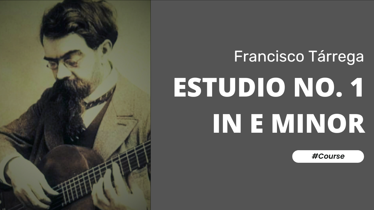 Estudio No. 1 in E Minor by Francisco Tarrega