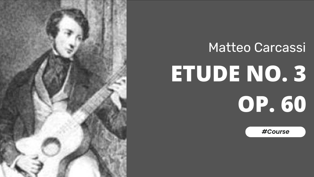 Etude No. 3, Op. 60 by Matteo Carcassi