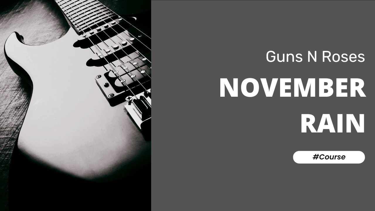 November Rain Solo by Guns N Roses